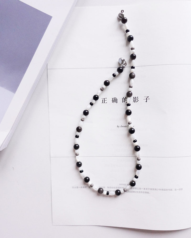 BAT Mono Bead Necklace