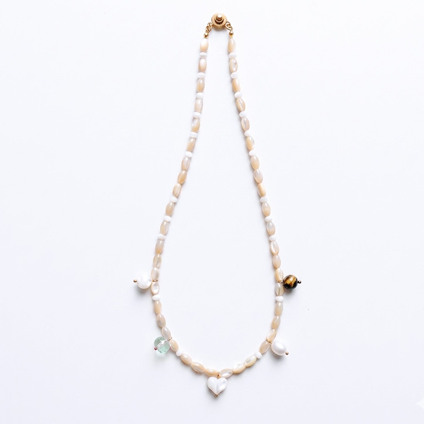 Gilded Murcia Bead Necklace