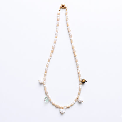 Gilded Murcia Bead Necklace