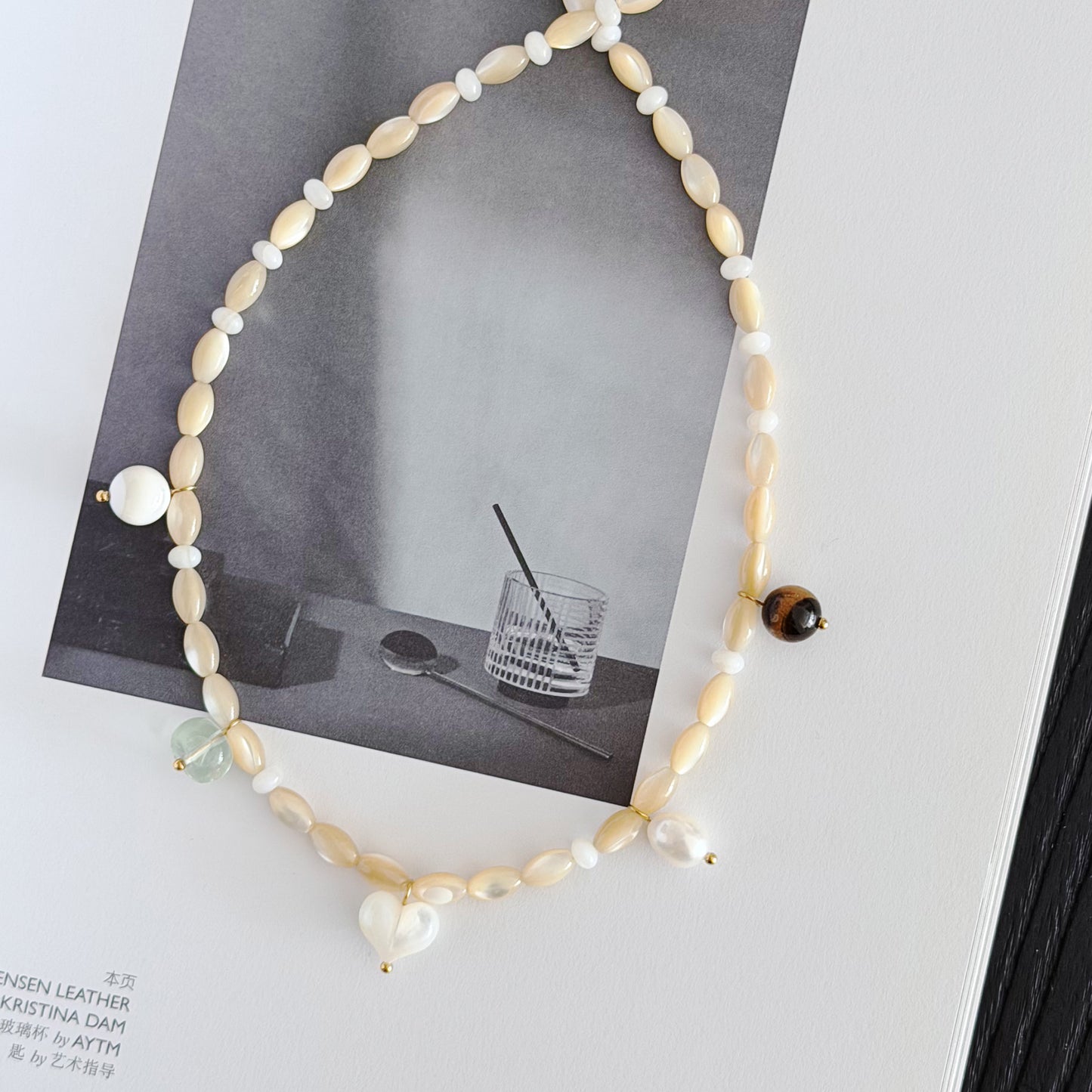 Gilded Murcia Bead Necklace