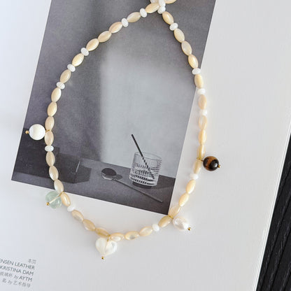 Gilded Murcia Bead Necklace