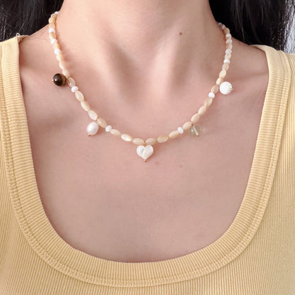 Gilded Murcia Bead Necklace