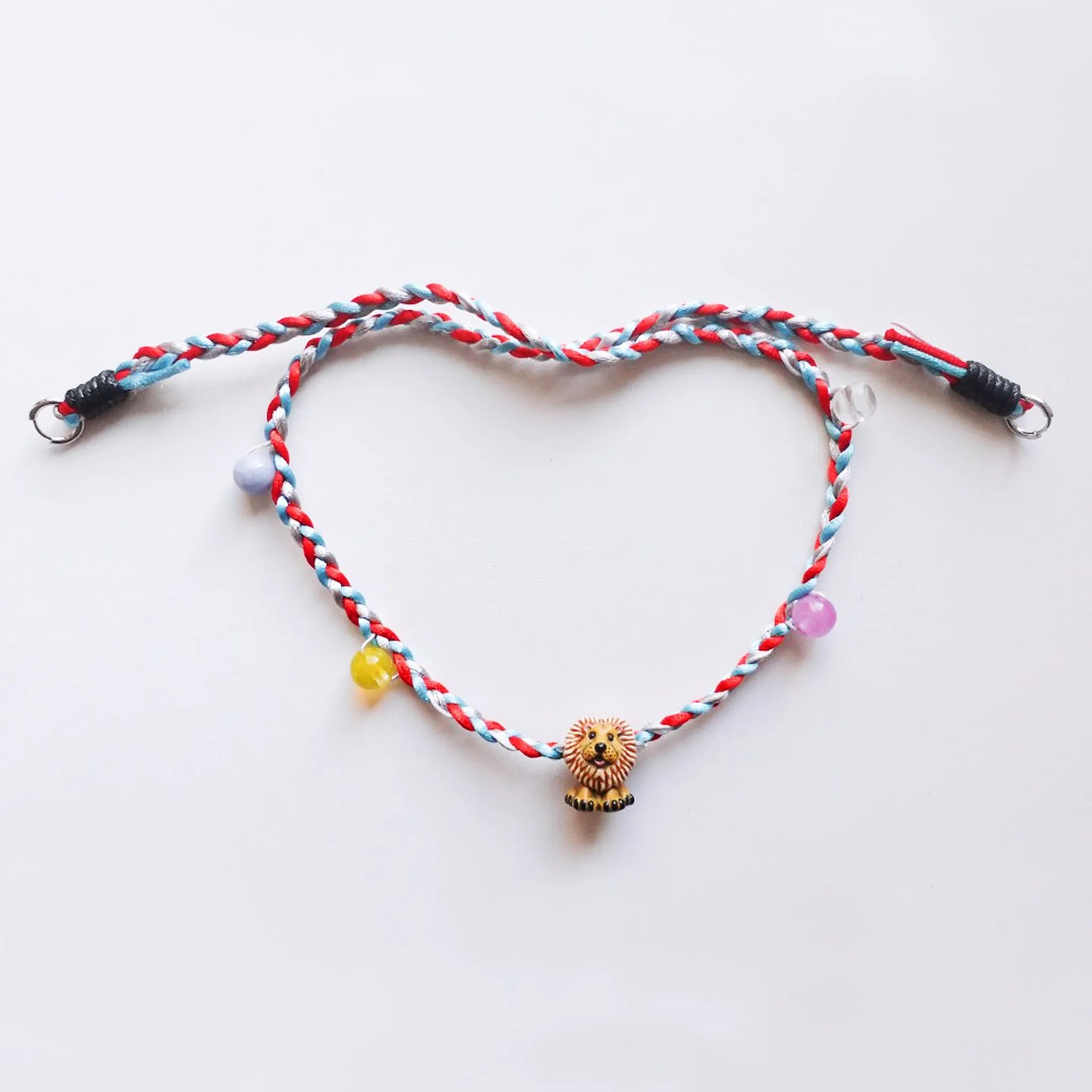 Scarlet Red Twist Necklace