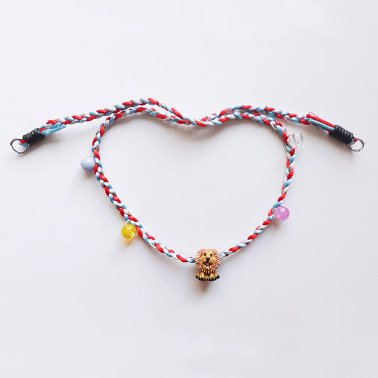 Scarlet Red Twist Necklace