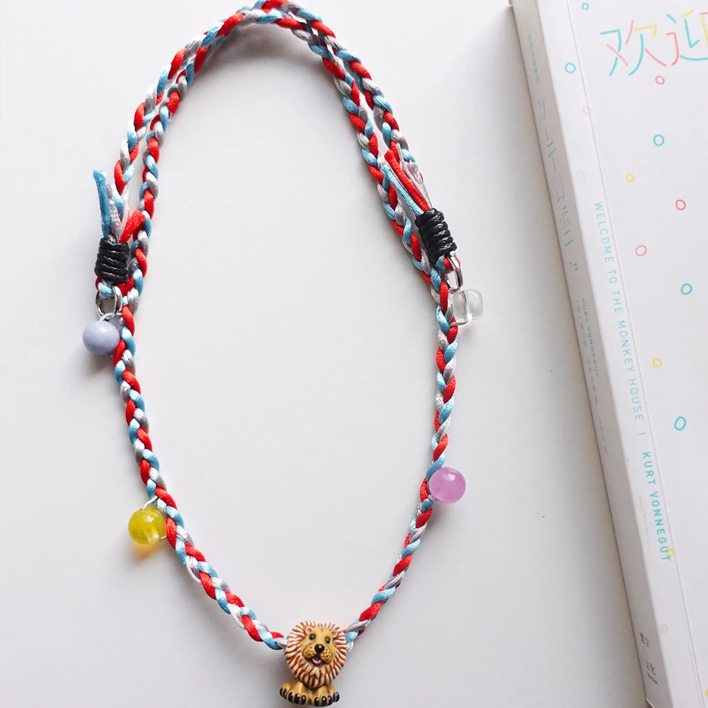 Scarlet Red Twist Necklace