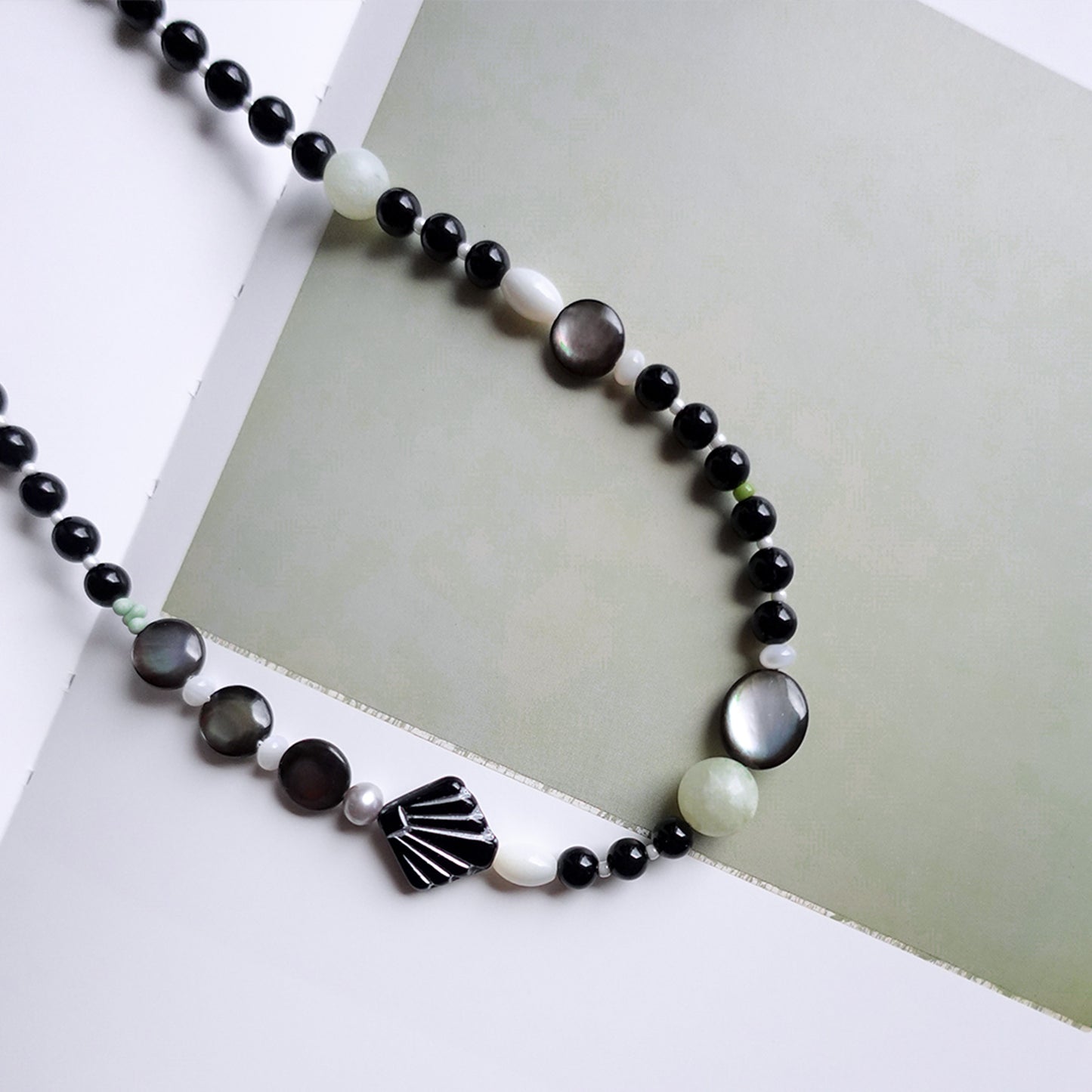 Alpine Tone Bead Necklace