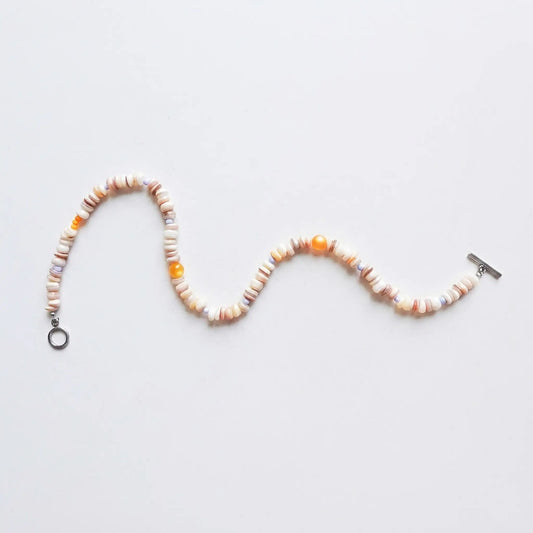 Amber Arch Bead Necklace