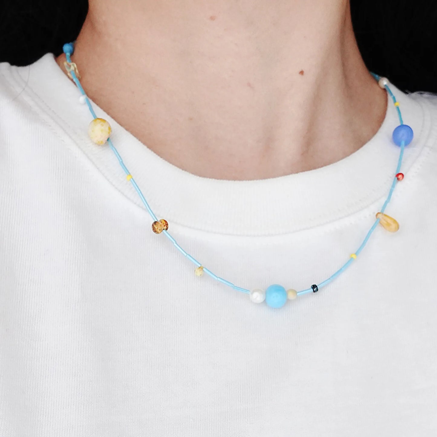 Azzurra Dream Bead Necklace