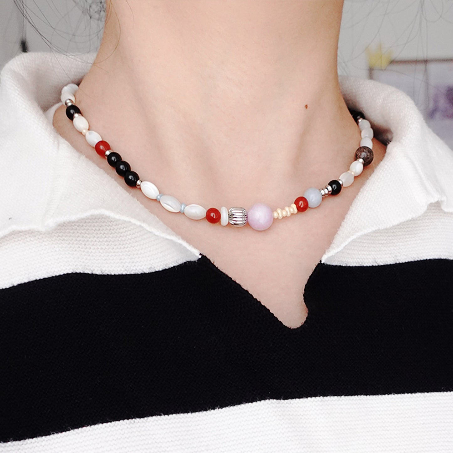 Montage Bead Necklace