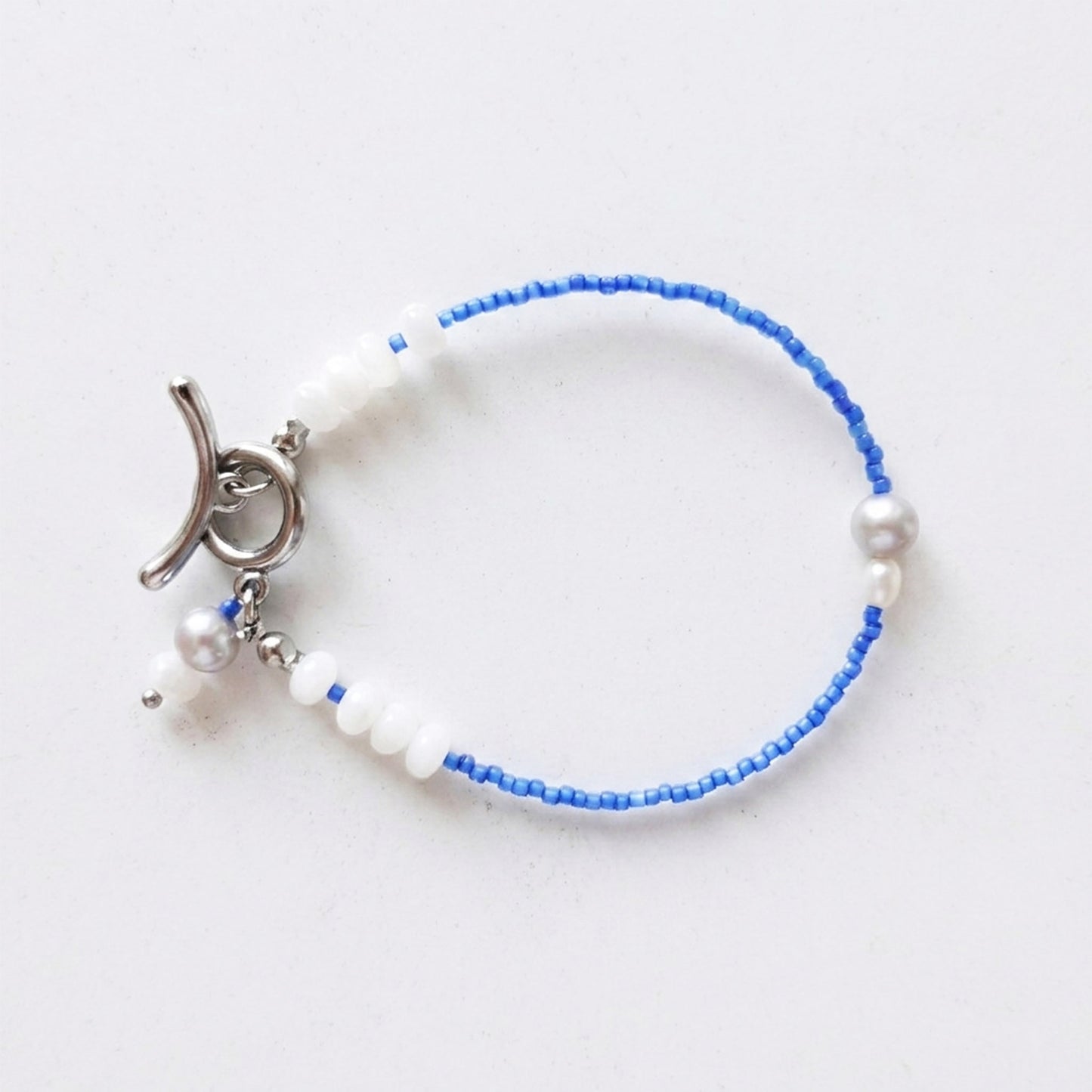 Nordic Blue Pearl Bracelet