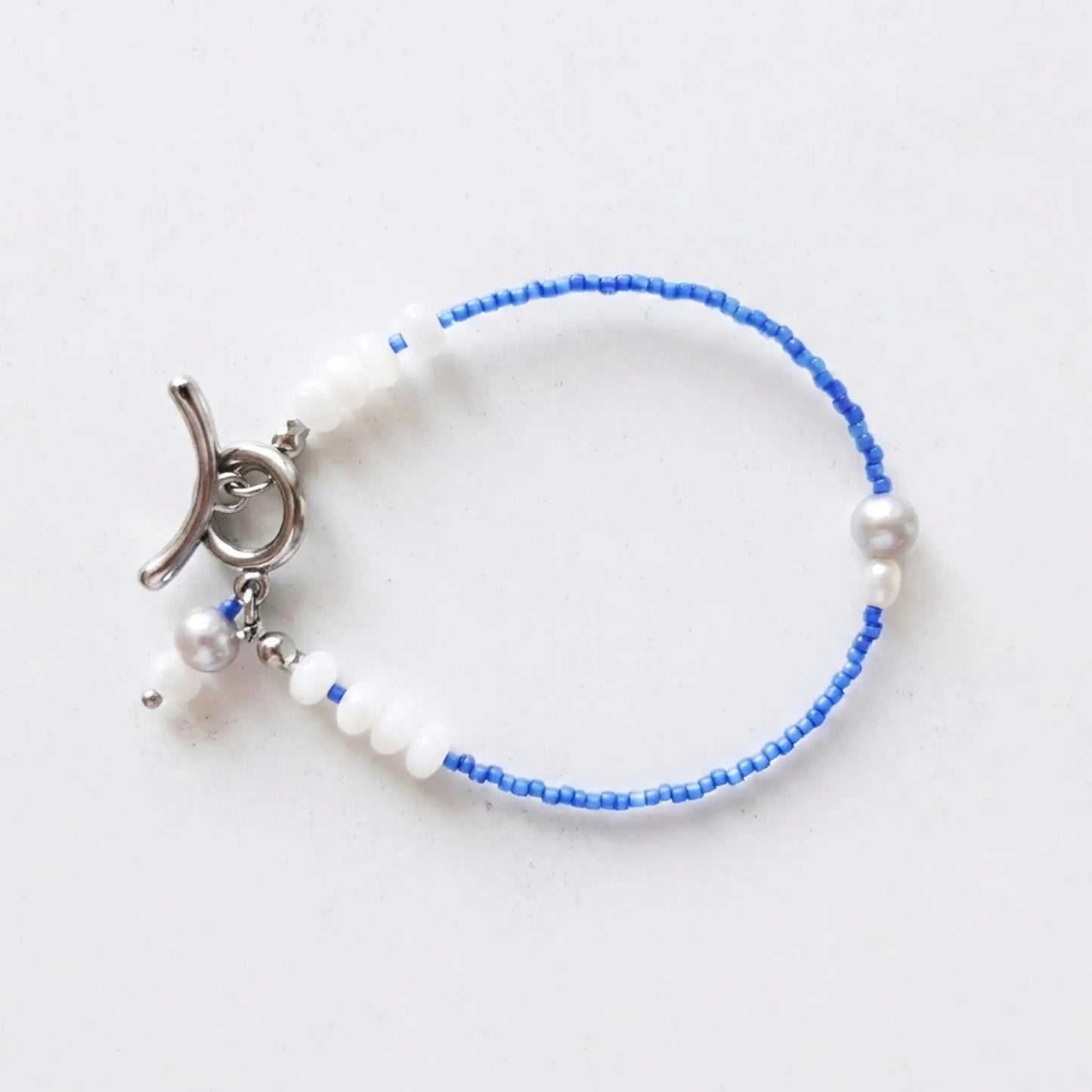 Nordic Blue Pearl Bracelet
