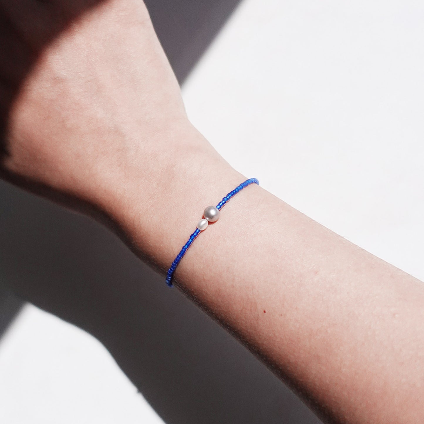 Nordic Blue Pearl Bracelet