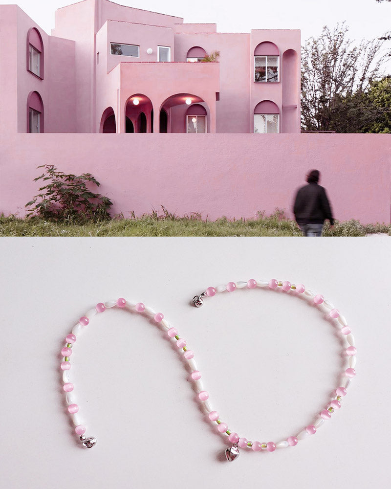 Pink Echo Stone Necklace