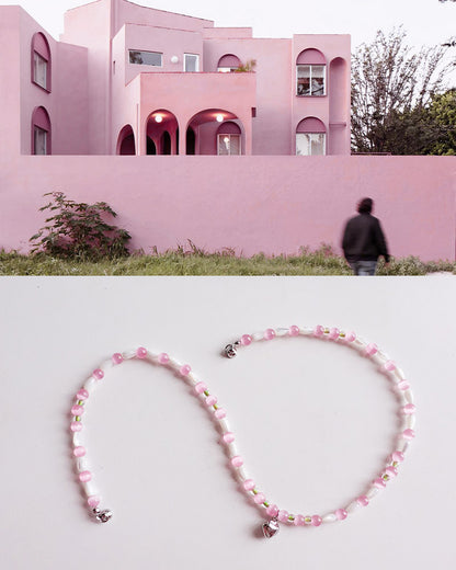 Pink Echo Stone Necklace