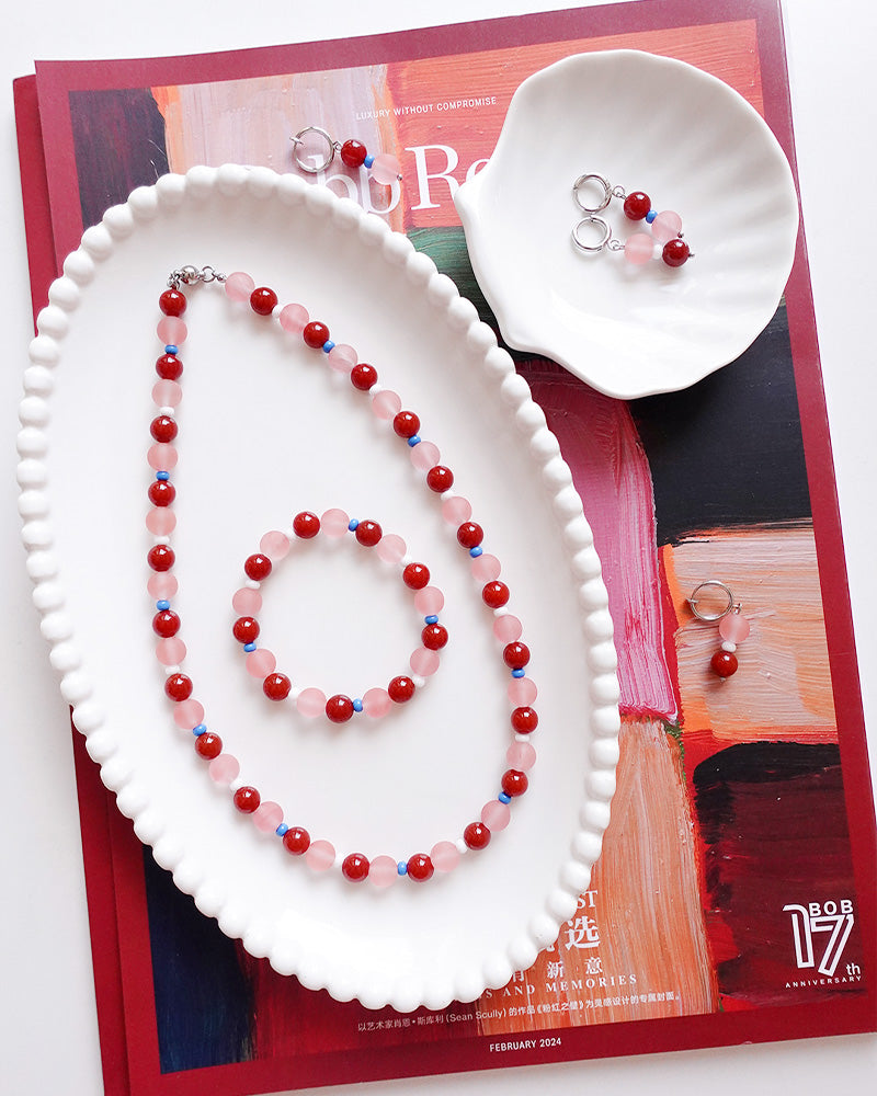 Roja Tier Bead Necklace