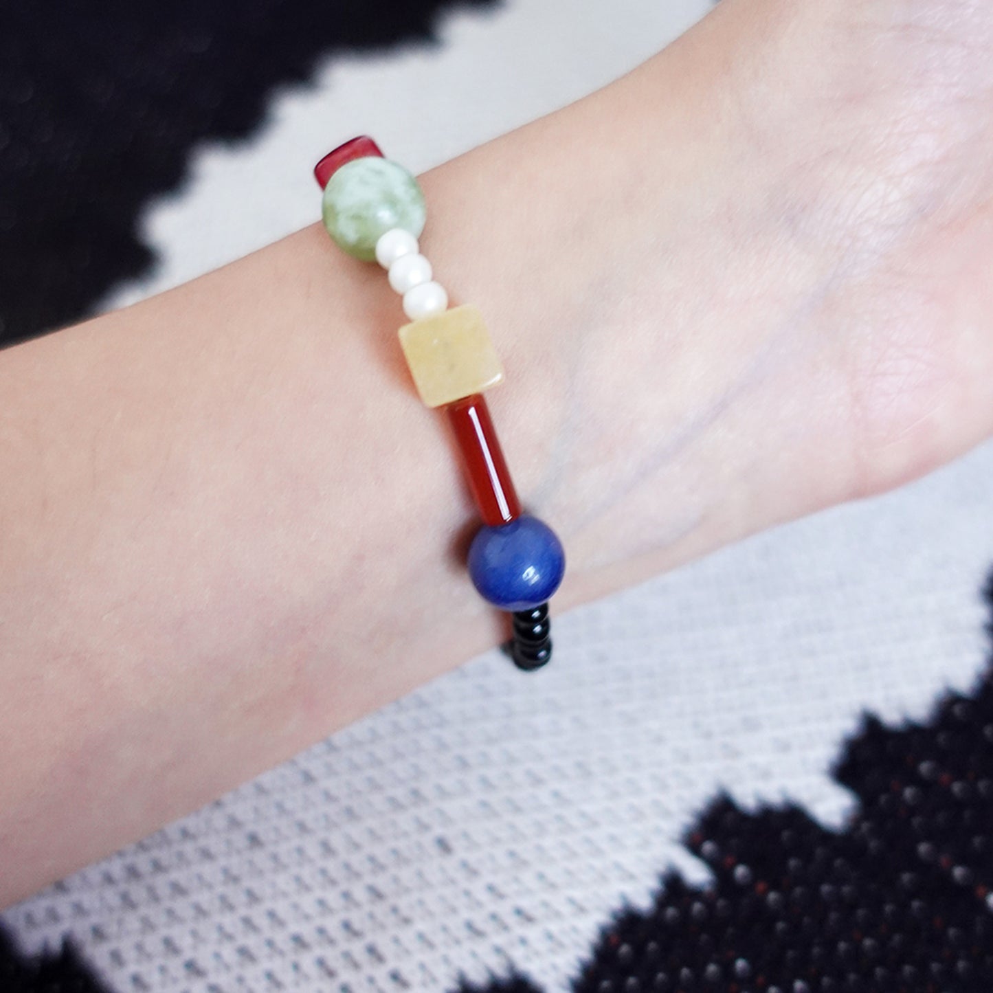 Star of Gando Bead Bracelet