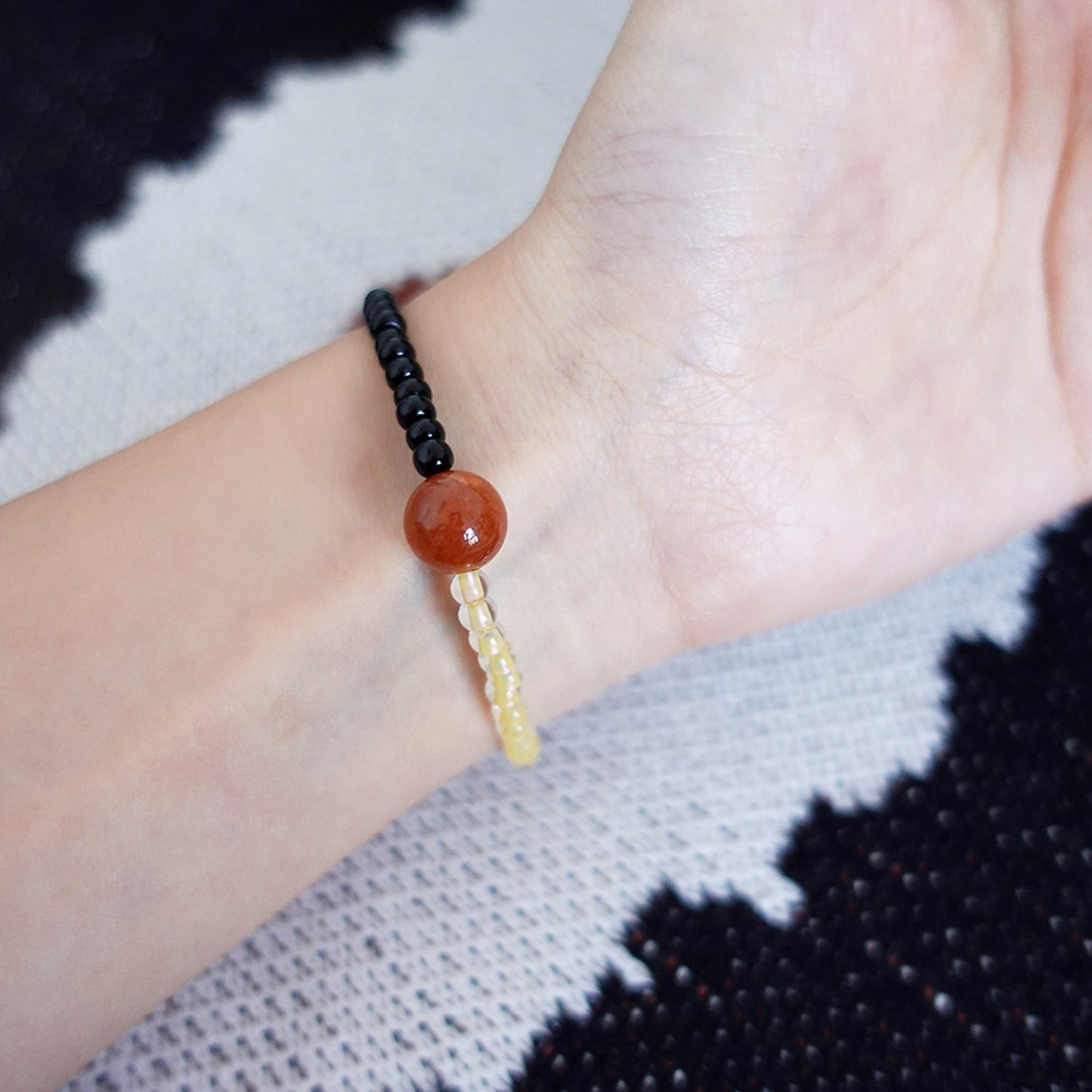 Star of Gando Bead Bracelet
