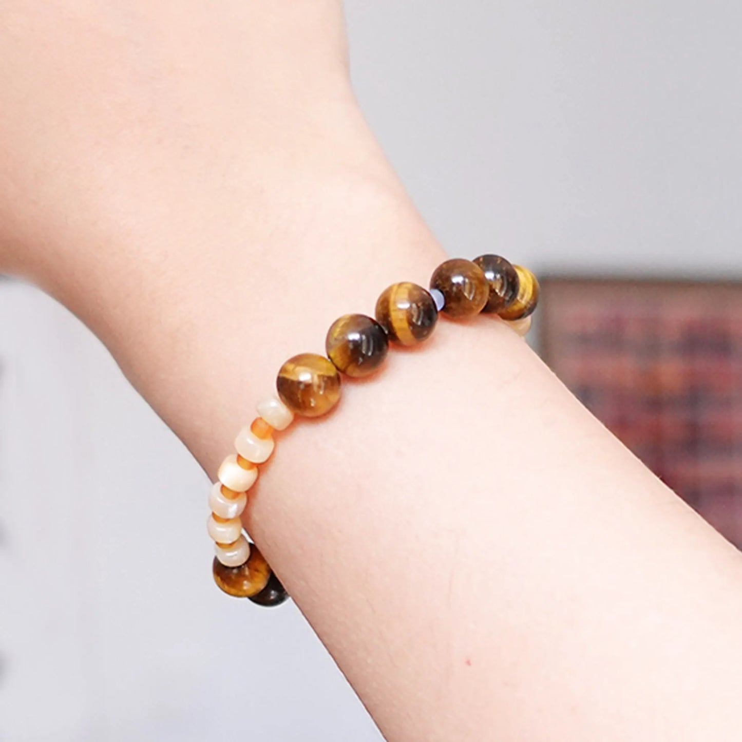 Timber Hue Bead Bracelet